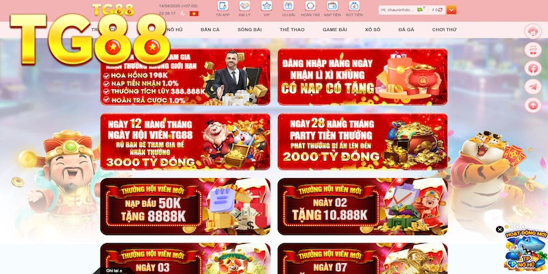 Các khuyến mãi thú vị tại địa chỉ TG88